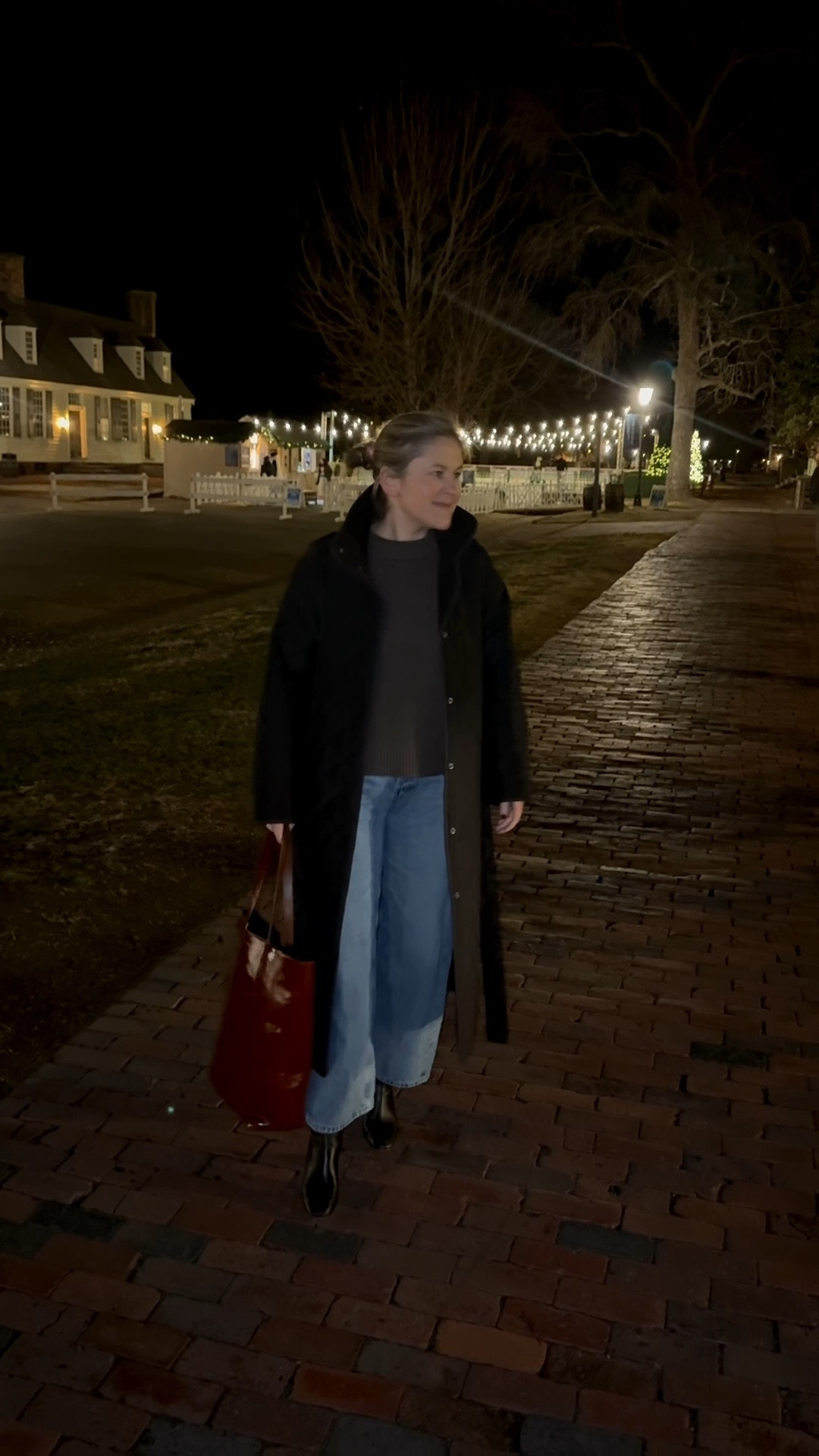 Five minute casual date night outfit. Wearing the Quince sweater I live in, and just added jeans I love with choc boots! 

#LTKdayinmylife #LTKmomlife