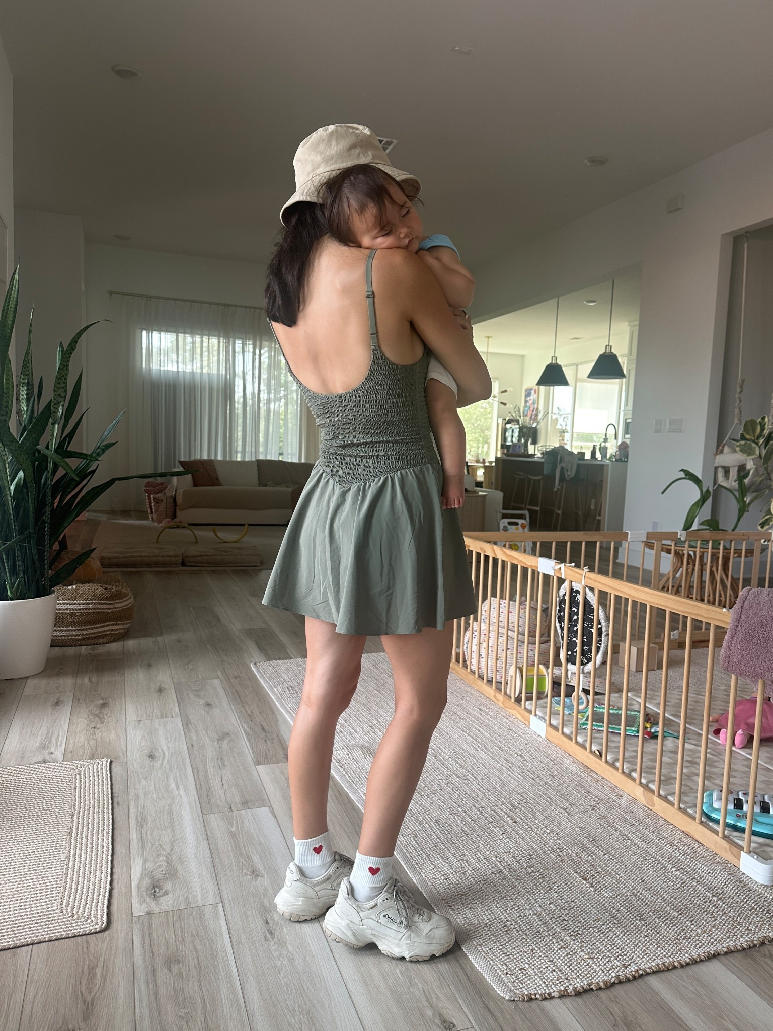 new exercise dress and easy to nurse in! win win #ltkmom

#LTKActive #LTKBaby