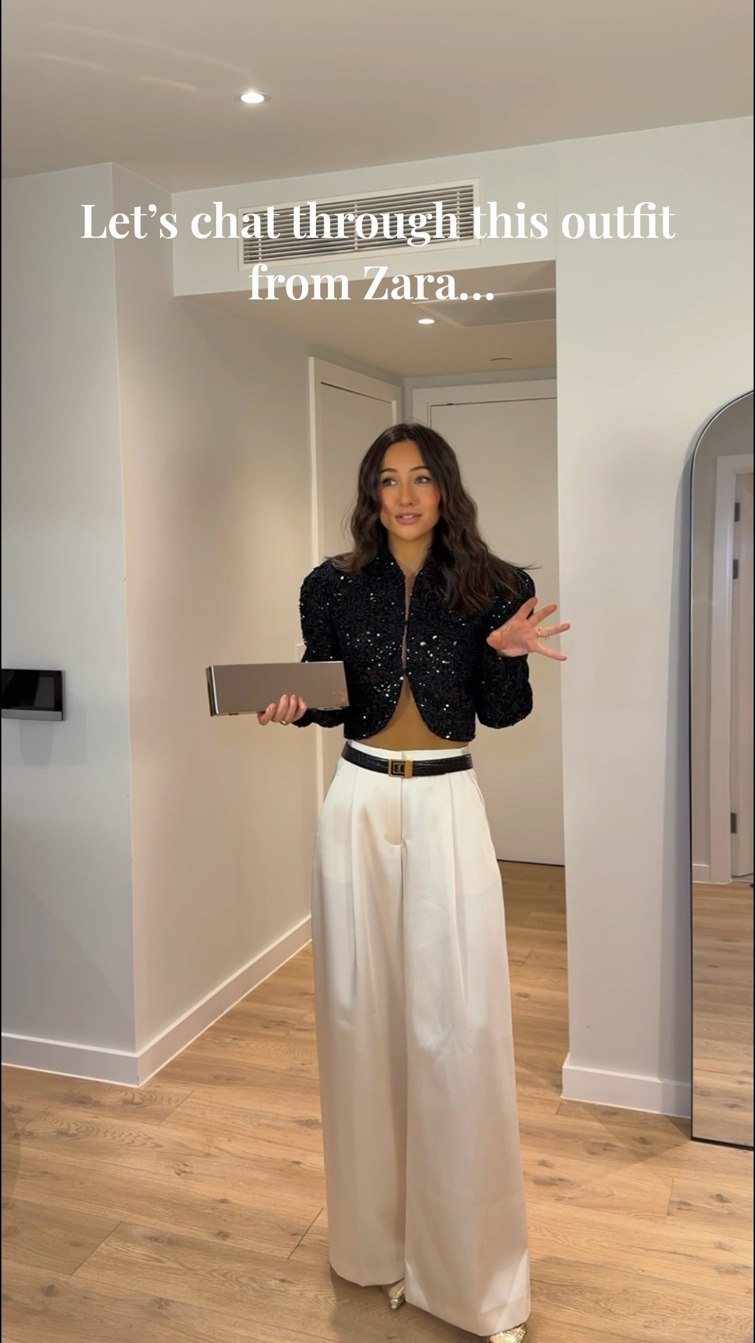 Another festive outfit option from Zara. I adore this jacket it feels very Saint Laurent inspired. I wear a size S ✨

Alternate satin trousers linked below! 

#LTKfestive #LTKpartywear #LTKstyletip