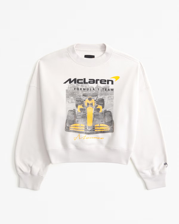 Women's McLaren Graphic Sunday Crew | Women's Tops | Abercrombie.com | Abercrombie & Fitch (US)