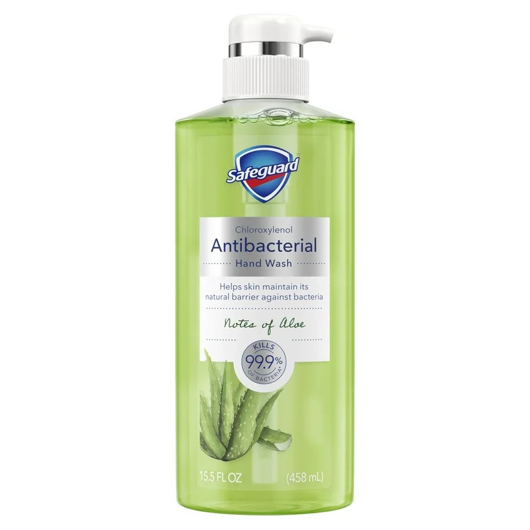 Safeguard Antibacterial Hand Wash, Notes of Aloe, 15.5oz | Walmart (US)