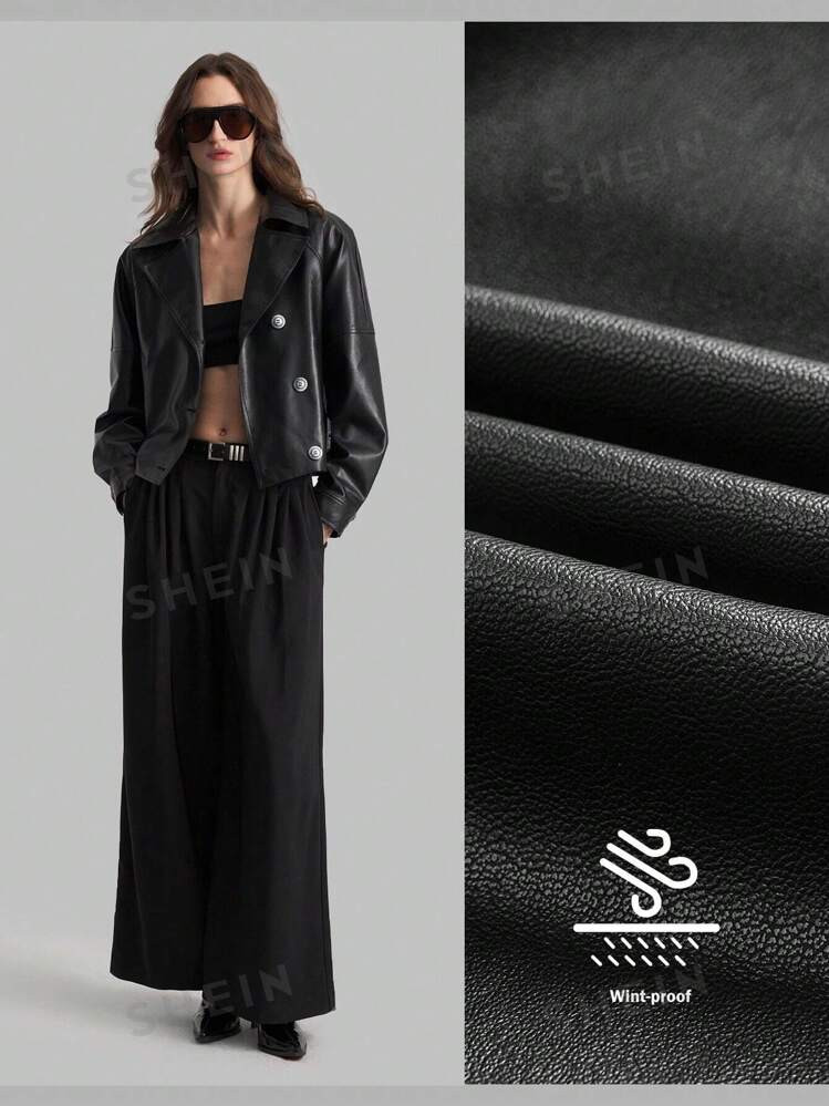 Ontre Chaqueta casual y elegante, diseño versátil para fiestas y ropa de otoño e invierno | SHEIN