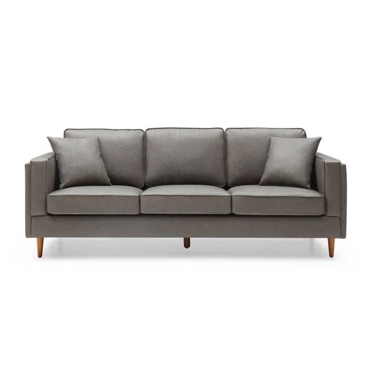 Portola 85'' Vegan Leather Sofa | Wayfair North America