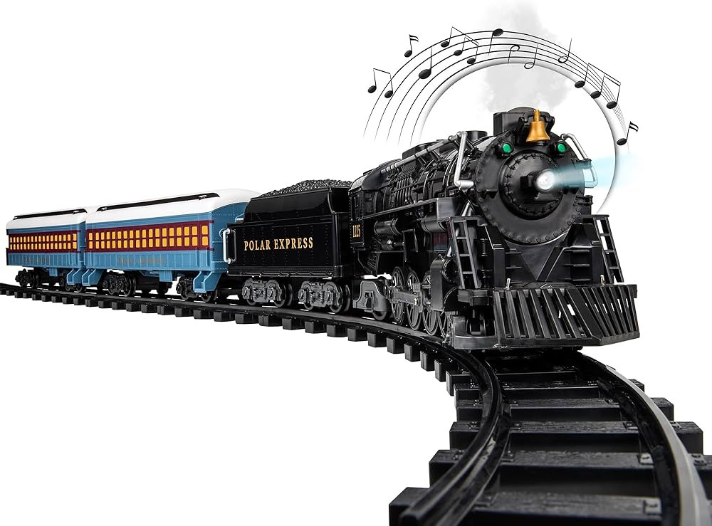 Lionel Battery-Operated The Polar Express Toy Train Set with Bluetooth, Locomotive, Train Cars, &... | Amazon (US)