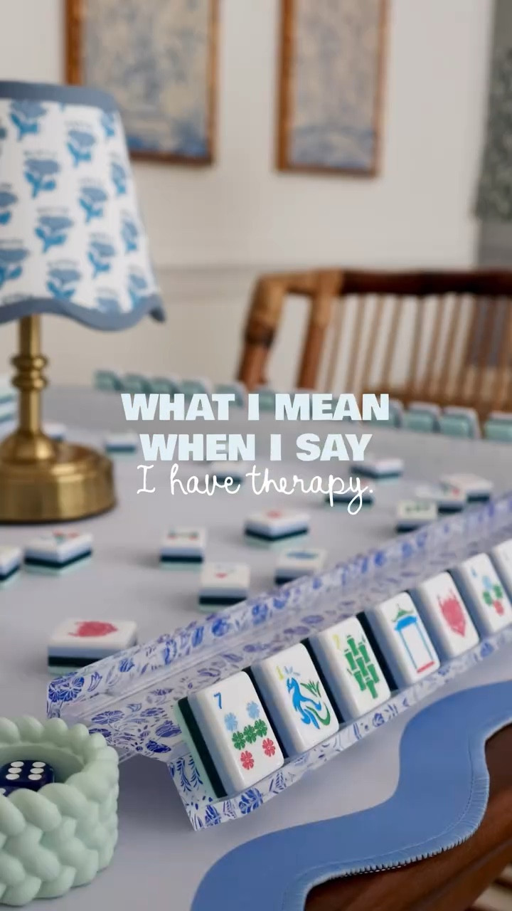 The sound of mahjong tiles instantly relaxes me… anyone else?! 

My entire mahjong set up is from Amazon (except the dice holder is @colorandpour , including my new tile bag! It’s SO nice and would make a great travel toiletry bag too. Can be personalized to say anything!

#LTKHome #LTKdayinmylife