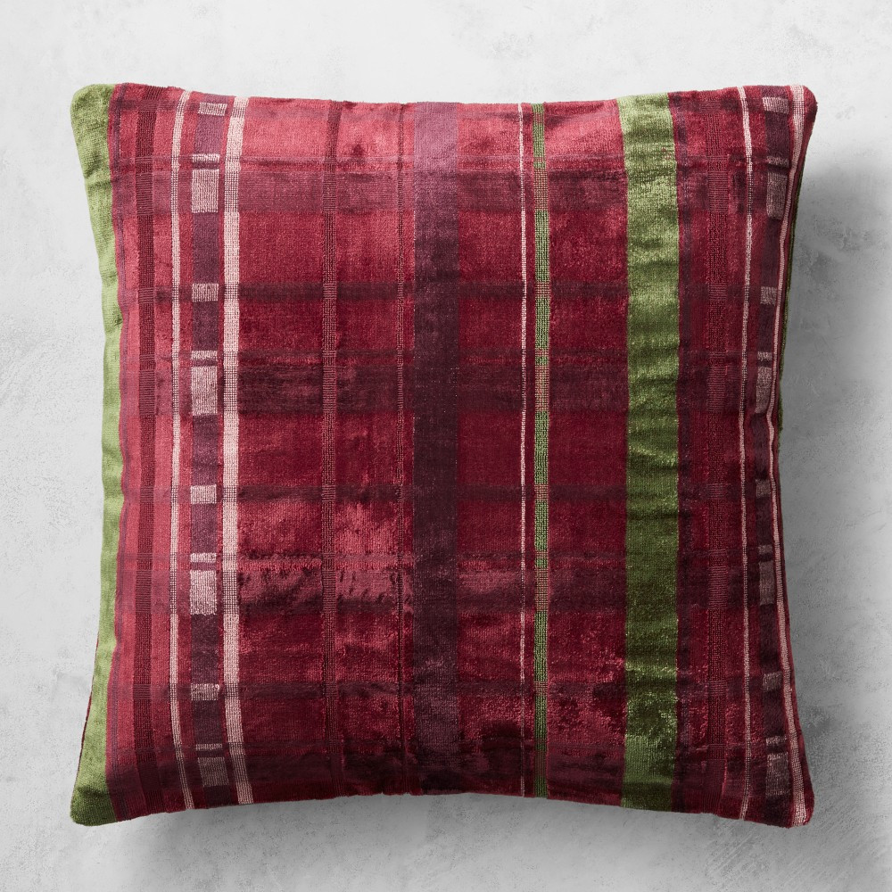 Plaid Jacquard Pillow Cover | Williams-Sonoma