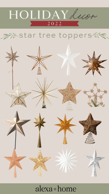 Holiday decor 2022 - star tree toppers

Star tree toppers, Christmas tree toppers, gold Christmas tree toppers, Christmas tree decorating 

#LTKhome #LTKHoliday #LTKSeasonal