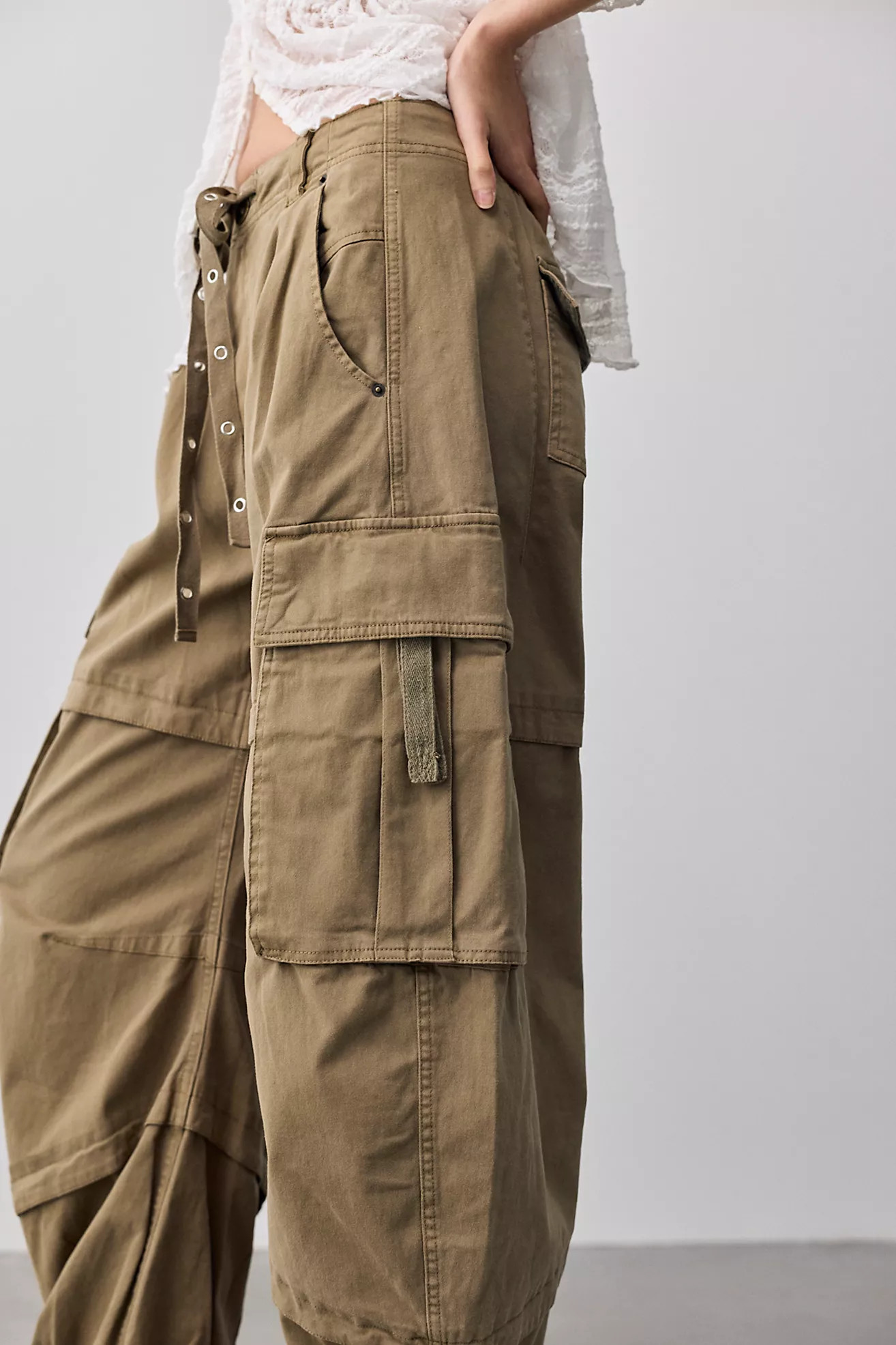 We The Free Reef Curved Twill Cargo Pants | Free People (Global - UK&FR Excluded)