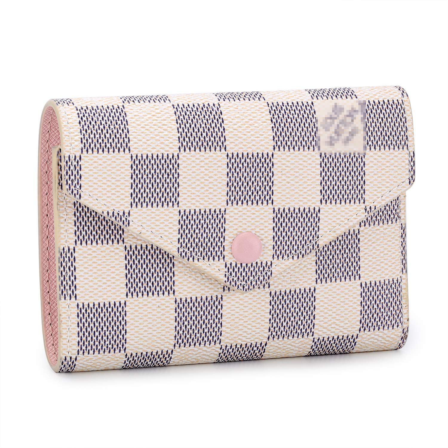 DMYTROVITCHUK Zippy Style Monogram Canvas Wallet With Beige Lining for Woman and Man | Amazon (US)