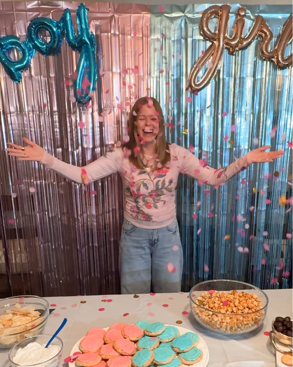 Free People Betty’s Garden Top, Amazon Barrel Leg Jeans 