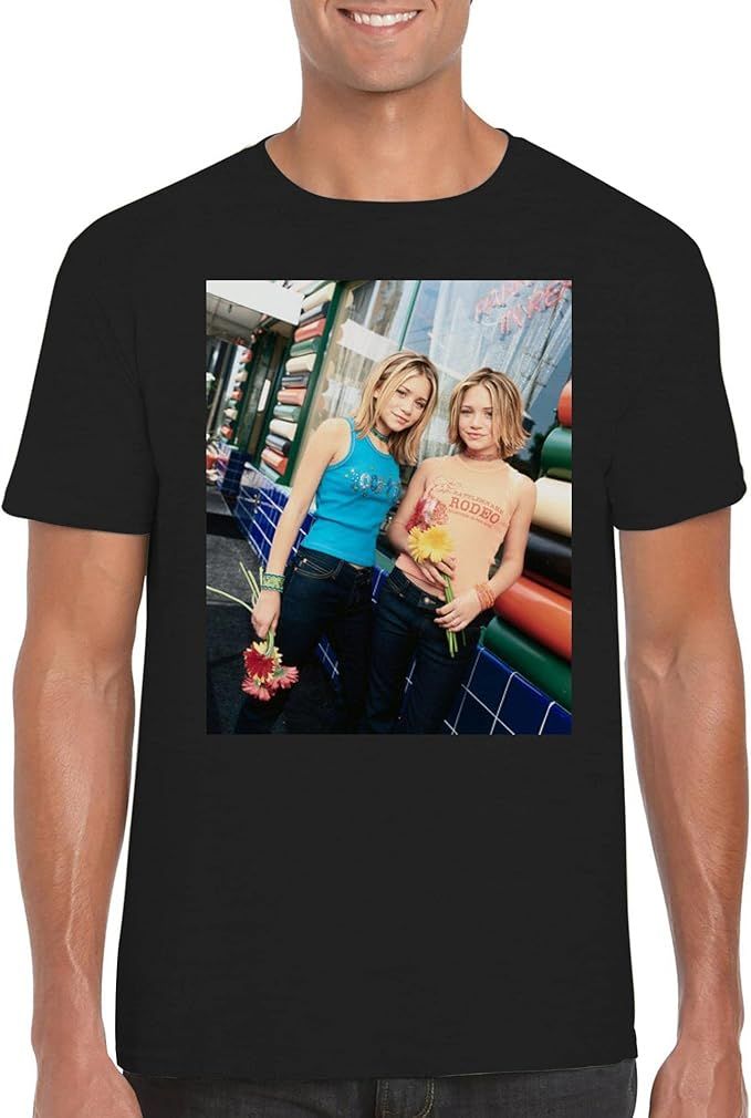 FC Carino Mary Kate &Ashley Olsen - Men's Crewneck T-Shirt FCA #FCAG370617 | Amazon (US)