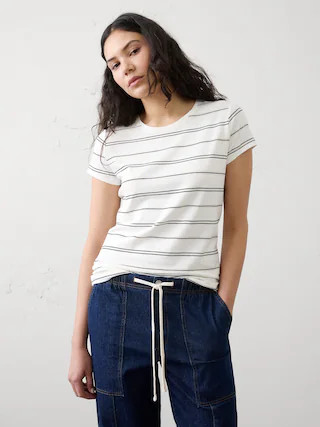 Timeless Crew-Neck T-Shirt | Banana Republic Factory