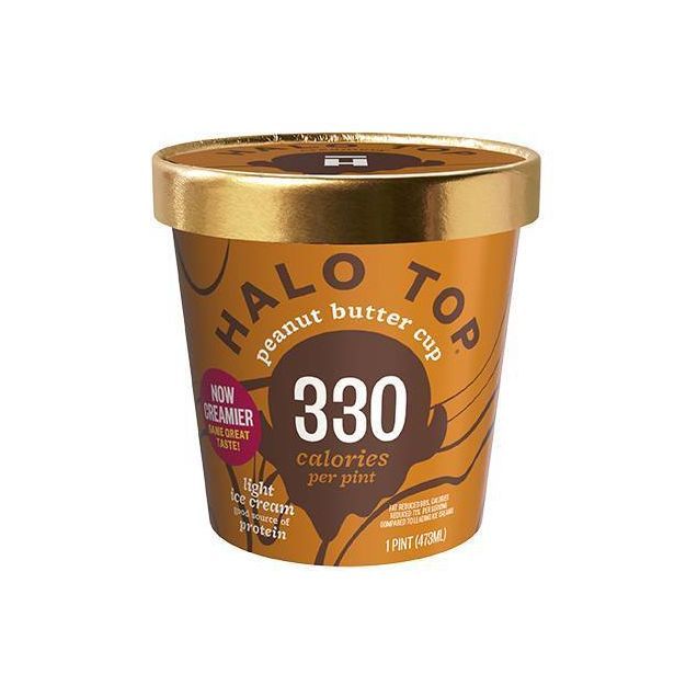 Halo Top Peanut Butter Cup Ice Cream - 16oz | Target