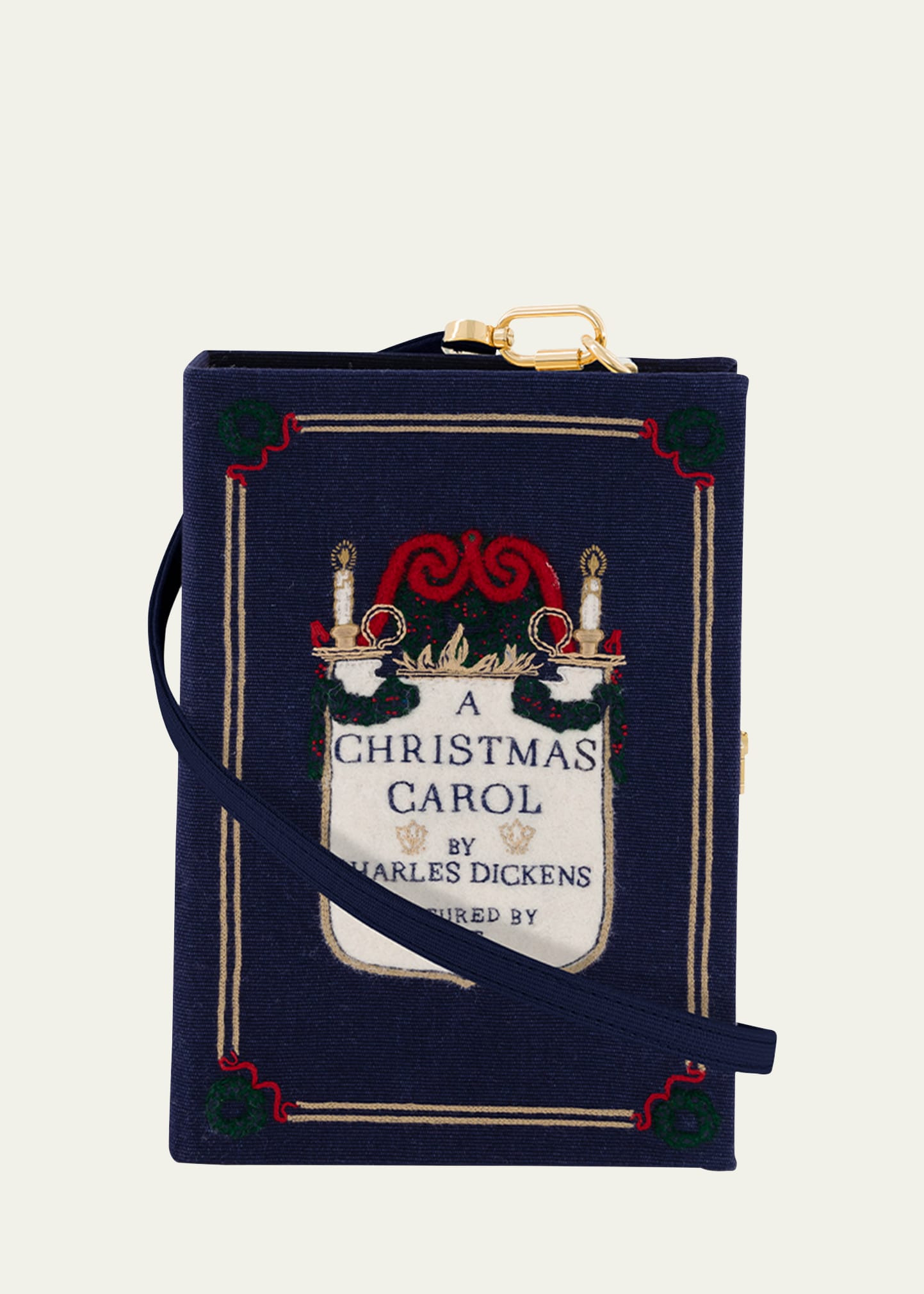 Olympia Le-Tan A Christmas Carol by Charles Dickens Book Clutch Bag | Bergdorf Goodman