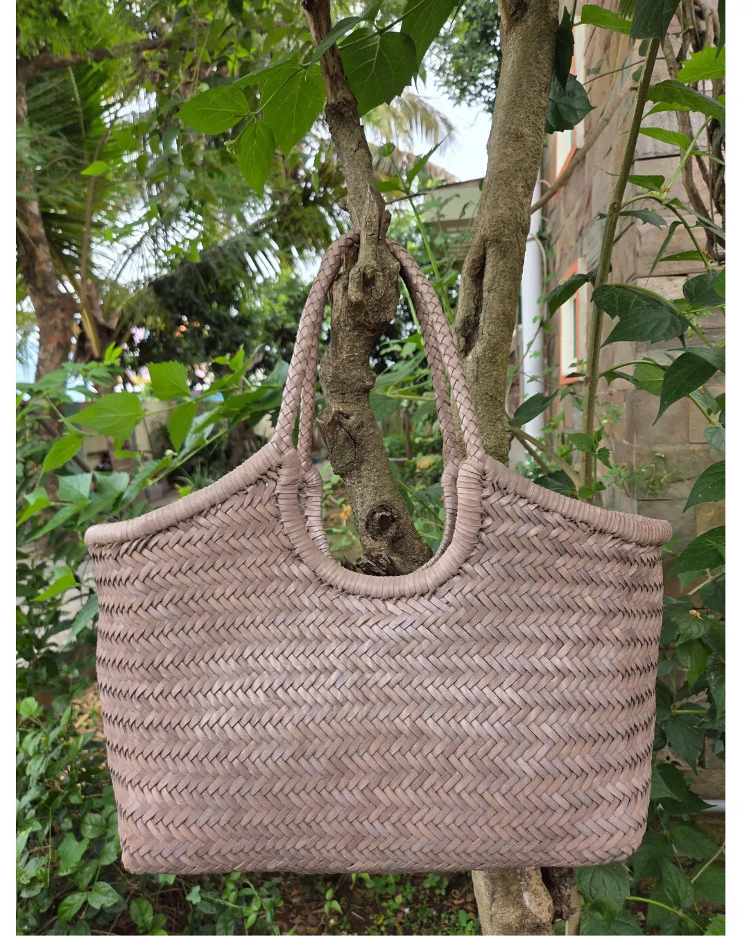 Handwoven Genuine Leather Ladies Hobo Bag - MONALISA - LIGHT GREY | Etsy (US)