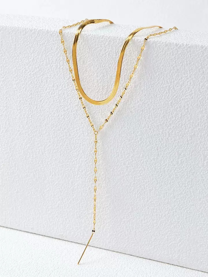 MOTF PREMIUM Collar a capas simple | SHEIN