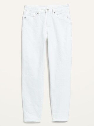 High-Waisted O.G. Straight White Ankle Jeans for Women | Old Navy (US)