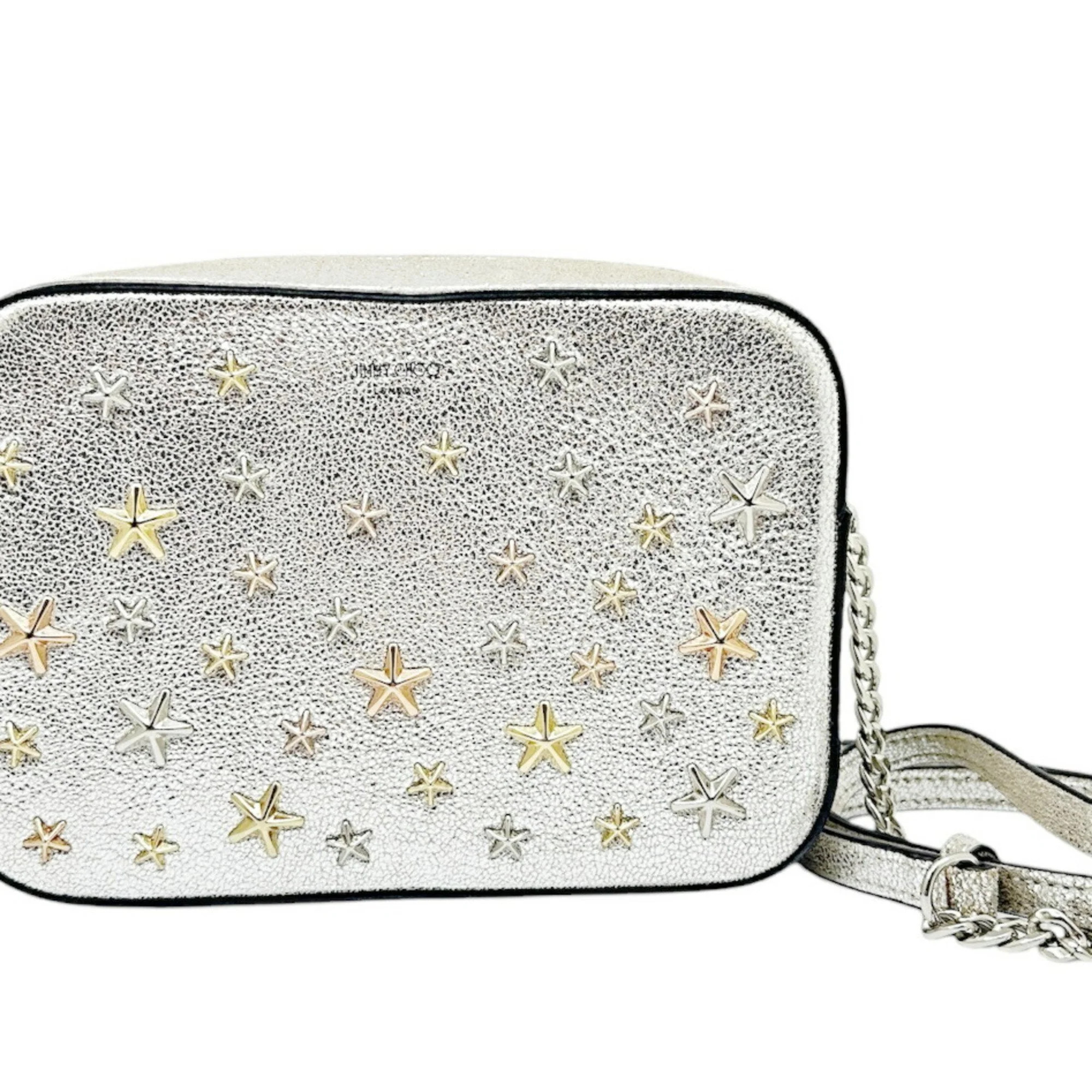 Jimmy Choo Leather Shoulder Bag (Pre-Owned) | Shop Simon