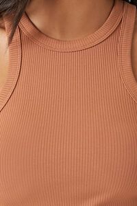 Ribbed Racerback Cropped Tank Top | Forever 21 (US)