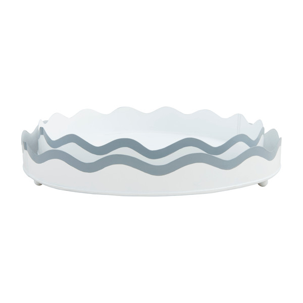 Scalloped Metal Tray Set | Mud Pie