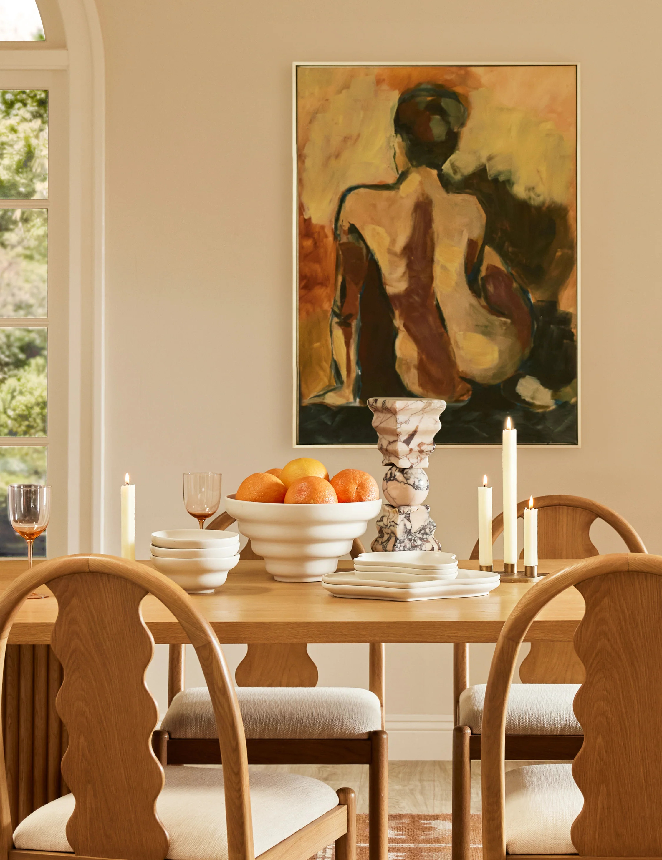 Mara Candle Holder by Lolly Lolly Ceramics | Lulu and Georgia 