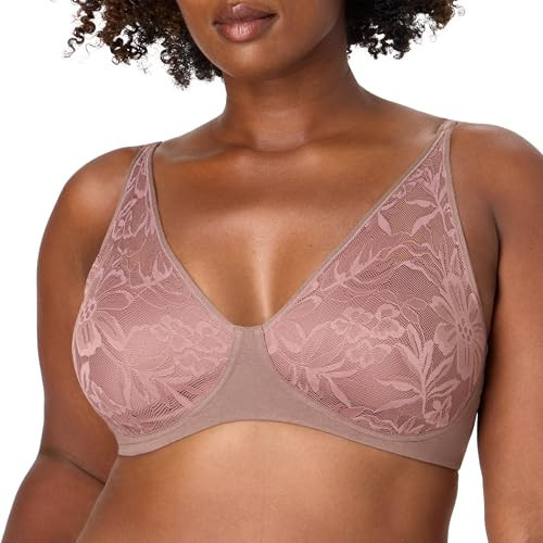 Bali Women's Breathe Wireless Bra, Cotton Modal T-Shirt Bras for Women, Full Coverage, Breathable, Convertible Straps | Amazon (US)