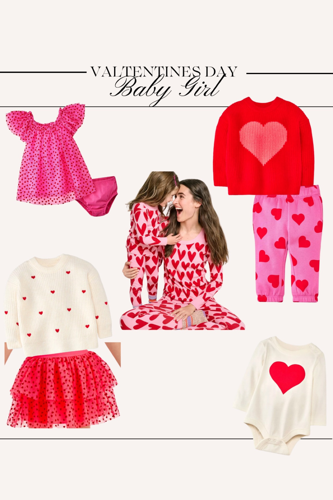 Found these super cute Valentine’s Day outfits for baby girl. Plus the cutest matching set for Mama & Mini!

#LTKSeasonal #LTKbaby #LTKfamily