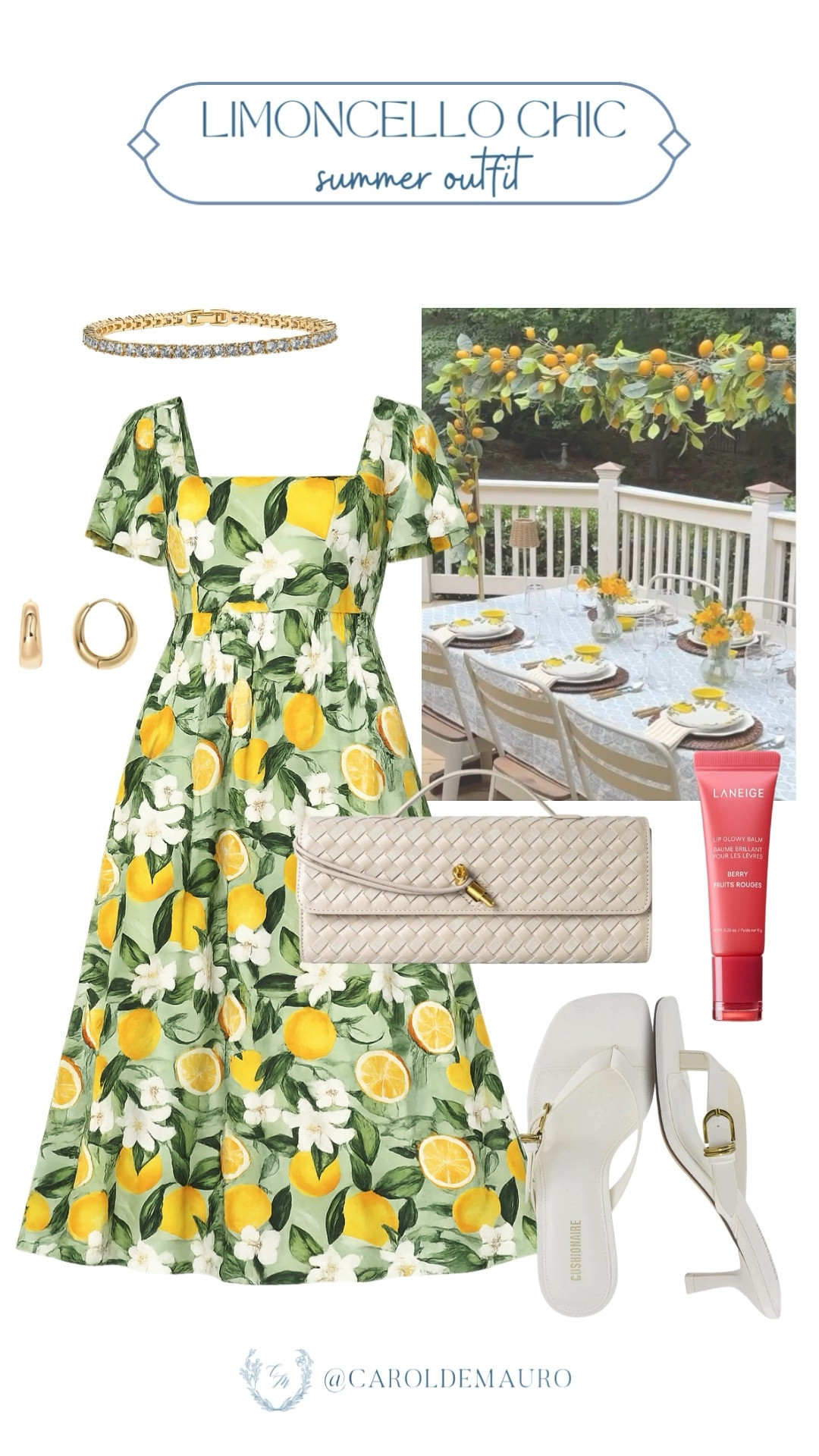 A lemon print dress in the middle of summer is always the right answer and this limoncello chic look is giving Italian vacation energy.

lemon outfit, summer style, summer ootd, outfit inspo, citrus print, summer dress, petite fashion

#LTKootd #LTKPetite #LTKU