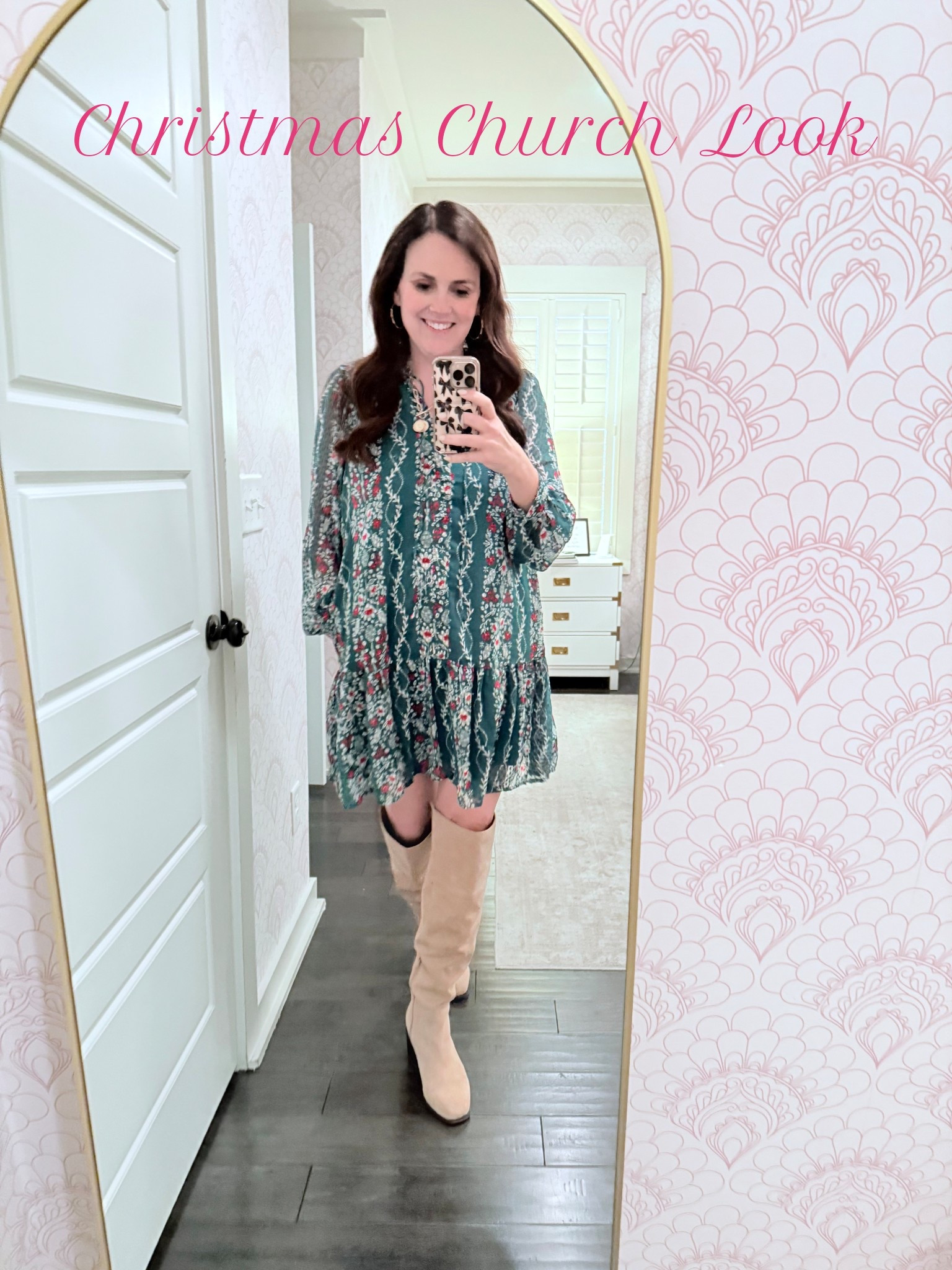 So happy to finally wear my Mary Square Christmas dress to church! So cute and flattering, it’s 50% off now with code HOLIDAY50! 

#LTKFindsUnder100 #LTKSaleAlert #LTKHoliday