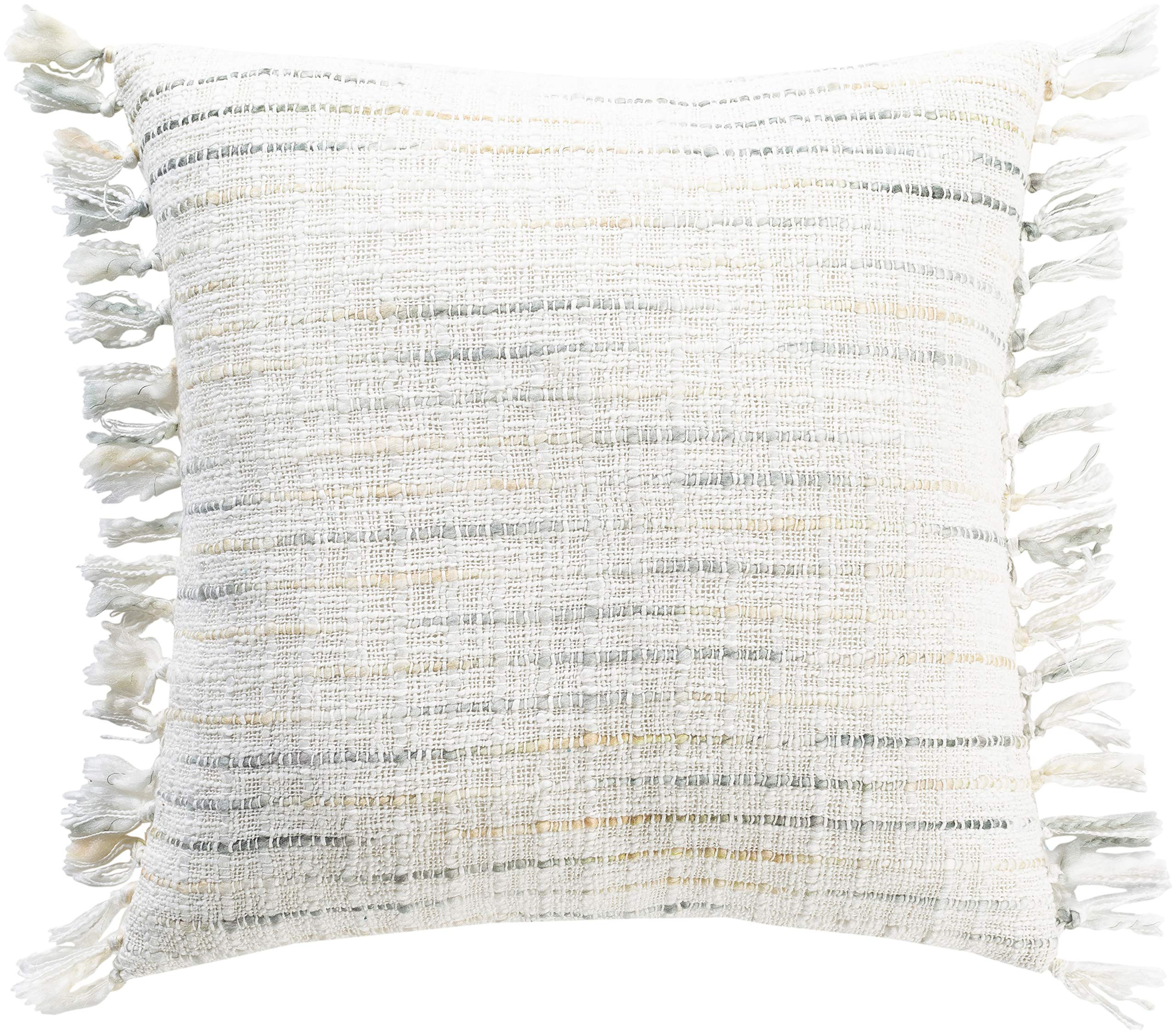 Artistic Weavers Alford Throw Pillows, 20" x 20", Cream, White, Sage, Lime, Dark Green, Beige | Amazon (US)
