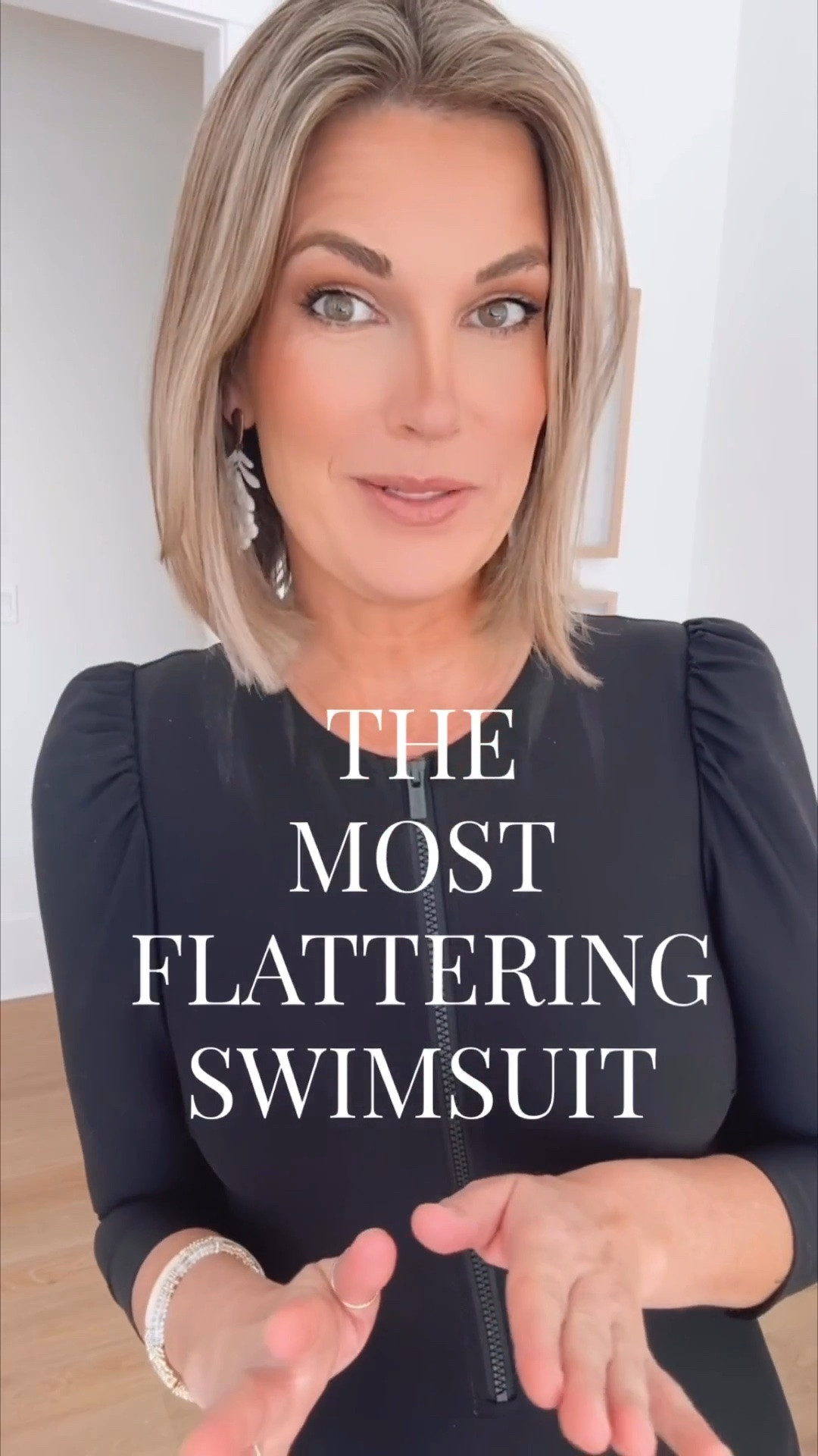 Sculpting swimsuit!!  I am in size medium.  Hoping this brand adds long torso options. The fit is amazing!!  At 5’11” I’d get a little more bum coverage with long torso.

#LTKOver40 #LTKSwim #LTKTravel
