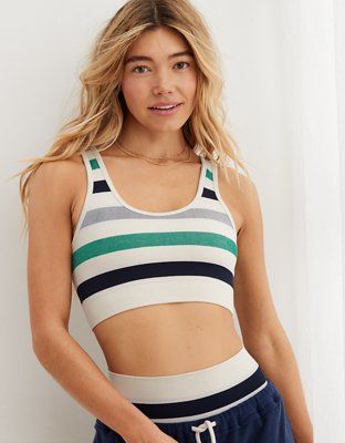 Superchill Cotton Seamless Scoop Bralette | Aerie