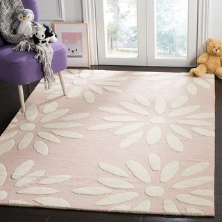 SAFAVIEH Handmade SAFAVIEH Kids Fleurette & Tween Wool Rug | Bed Bath & Beyond