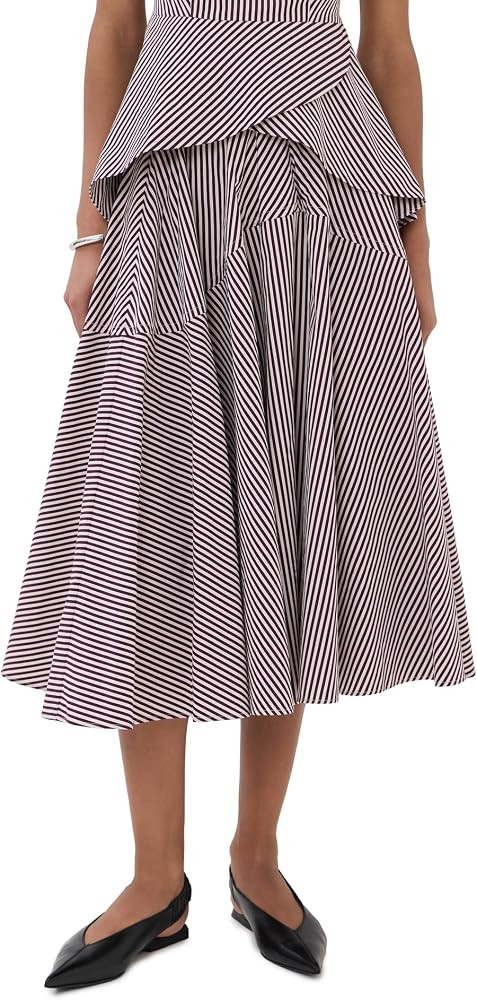 Striped Plum Skirt by BITE Studios | Amazon (US)