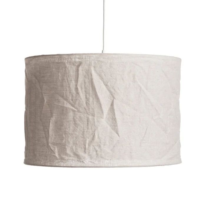 Baulin Crinkled Linen Lampshade | La Redoute (UK)