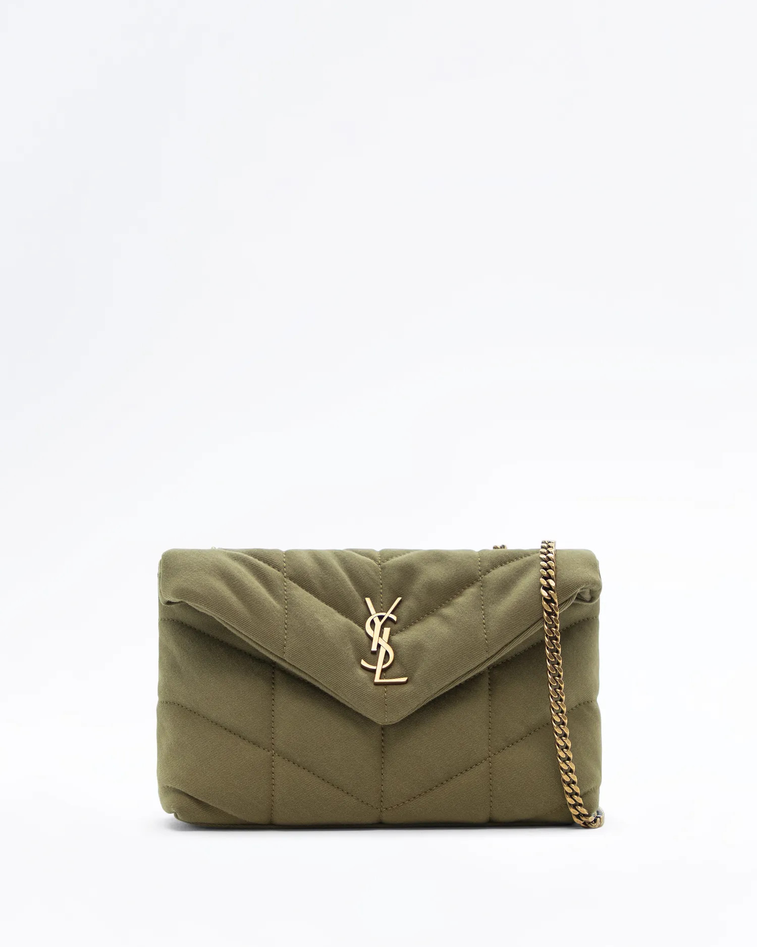 Canvas Toy Loulou Puffer Shoulder Bag | Vivrelle