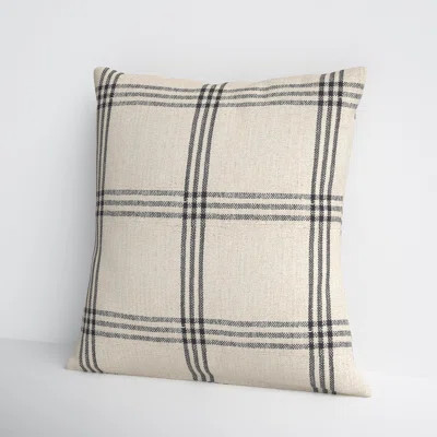 Caria Plaid Cotton Pillow Cover | Wayfair North America