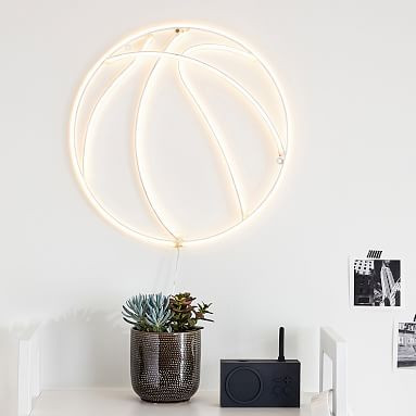 Mini Basketball LED Light | Pottery Barn Teen
