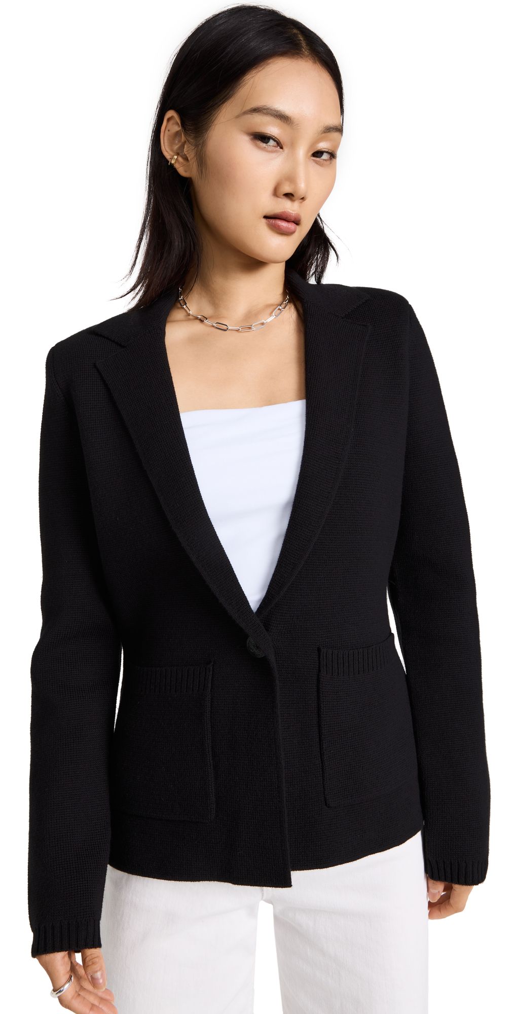 L'AGENCE Lacey Knit Blazer | SHOPBOP | Shopbop