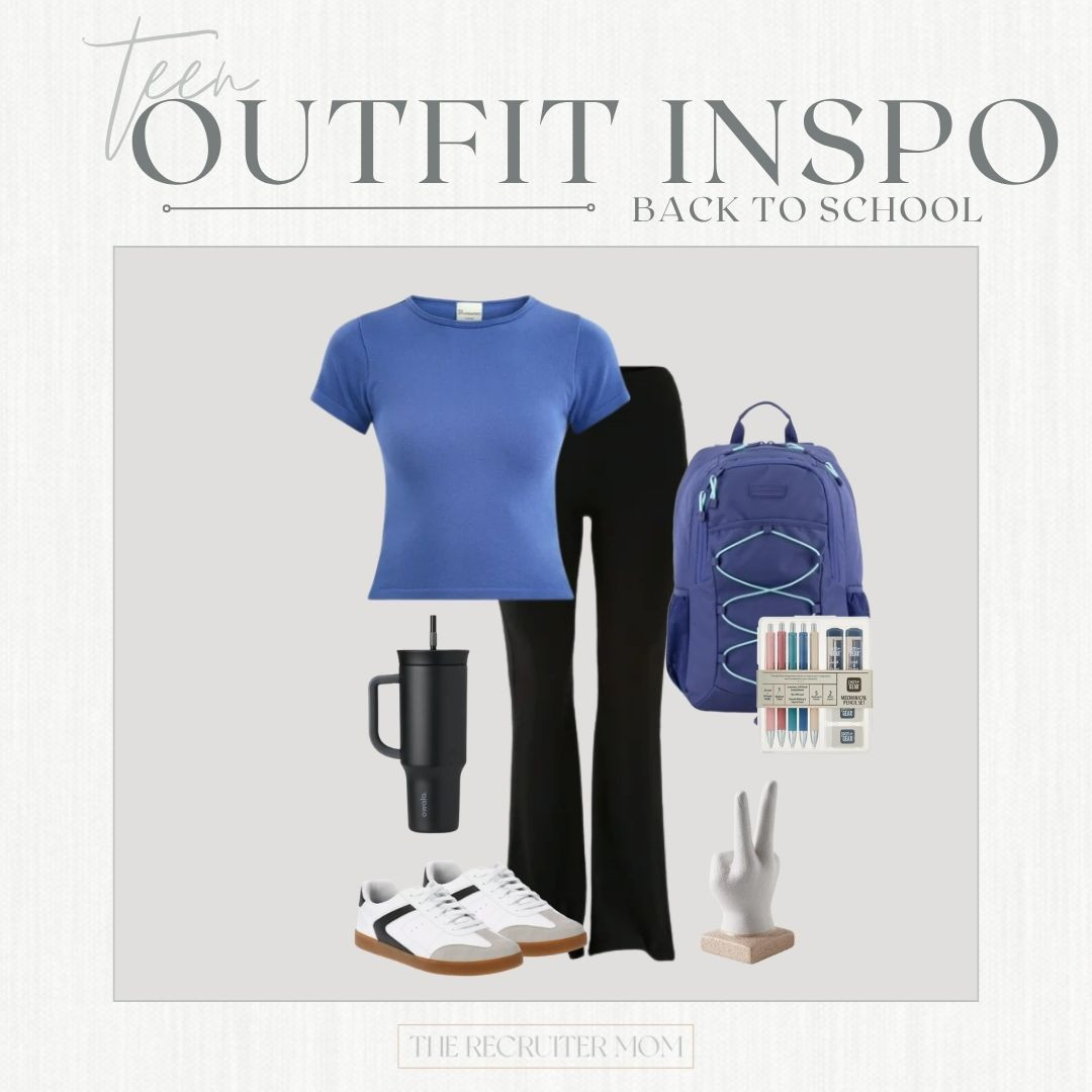 Teen Athletic Look with blue fitted tee and Wide Leg Leggings 

 

#LTKActive #LTKFindsUnder50 #LTKStyleTip