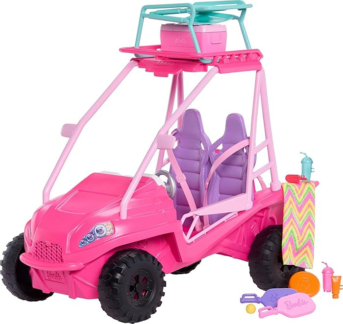 Barbie Mysteries: Beach Detectives Playset with Beach Buggy Toy Car & 10+ Accessories, Including ... | Amazon (US)