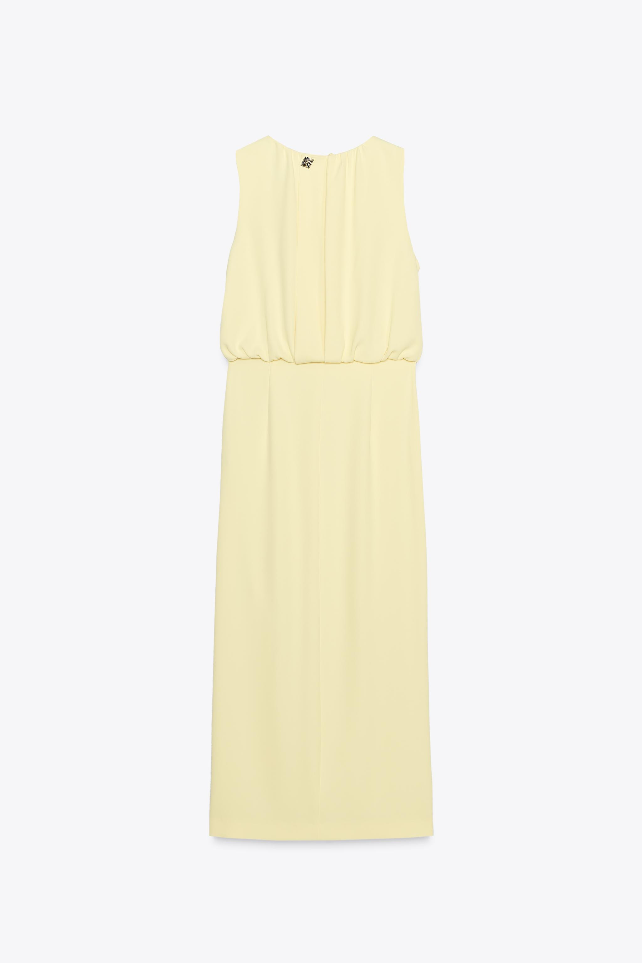 RUCHED MIDI DRESS | Zara US