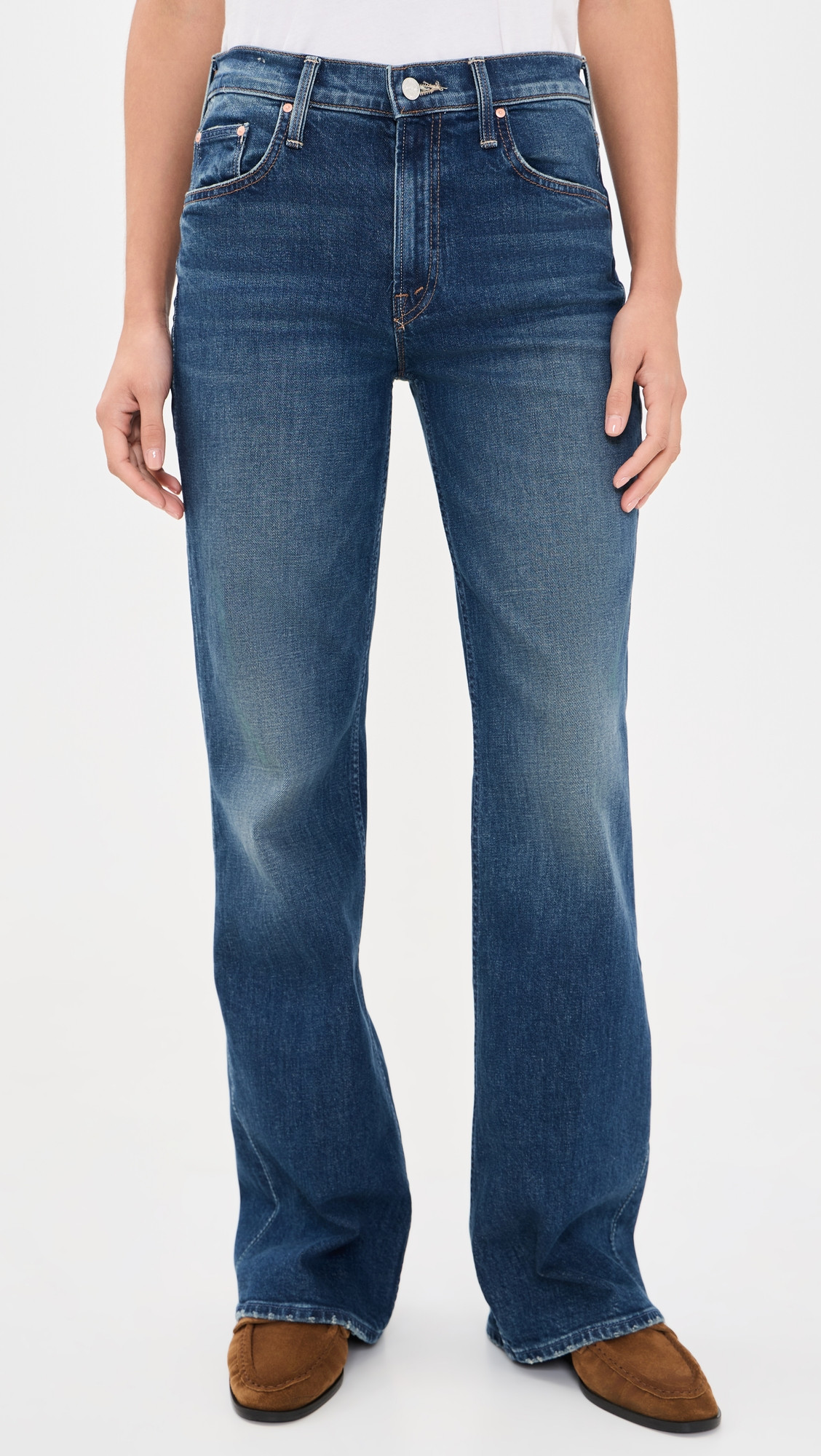 MOTHER The Bookie Sneak Jeans Buckaroo 26 | Shopbop