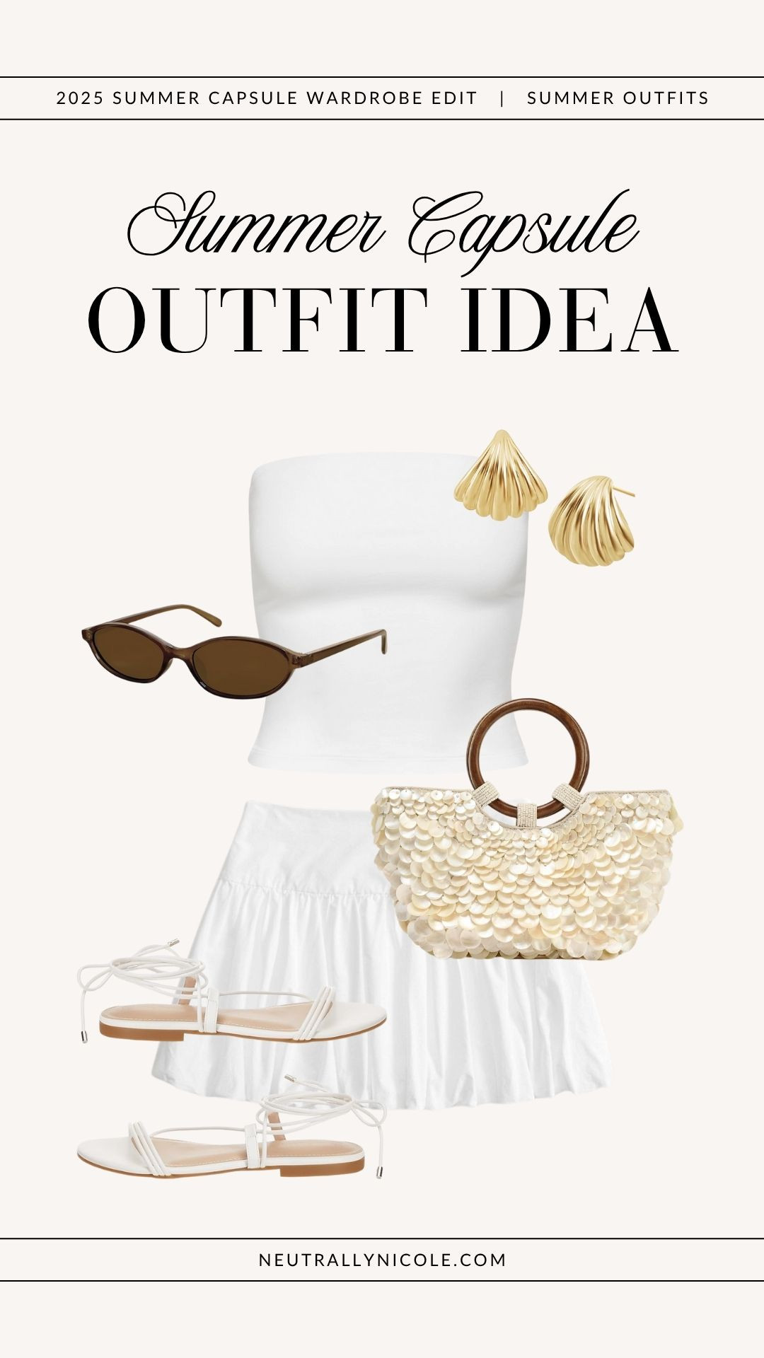 Summer capsule outfit idea | summer outfit, summer outfits, 2025 summer capsule wardrobe, summer capsule outfits, summer staples, summer wardrobe staples, summer closet staples, summer closet essentials, summer essentials, summer basics, summer style, 2025 summer fashion trends, summer bag, summer shoes, summer sandals, summer neutrals, summer 2025, neutral outfit, neutral outfits, neutral style, minimalist outfit, minimalist outfits, minimalist fashion

 

#LTKPetite #LTKSaleAlert #LTKShoeCrush #LTKItBag #LTKStyleTip #LTKFindsUnder50 #LTKFindsUnder100 #LTKTravel #LTKSeasonal