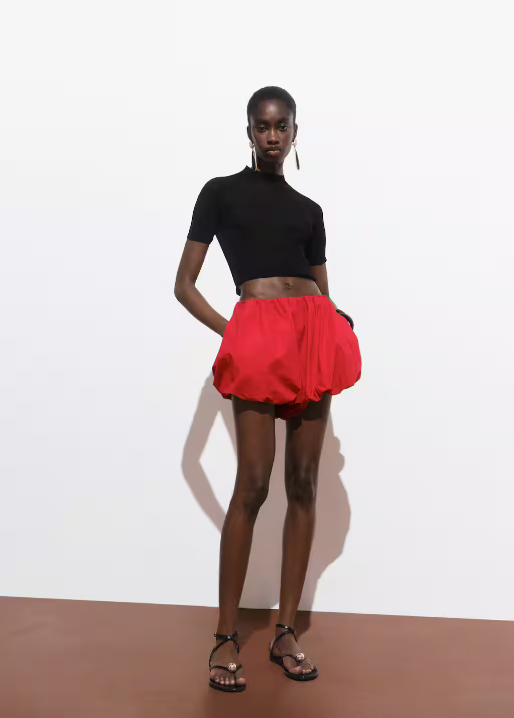 Balloon mini-shorts red - Women - 0 - MANGO | Mango (US/MX/AU)