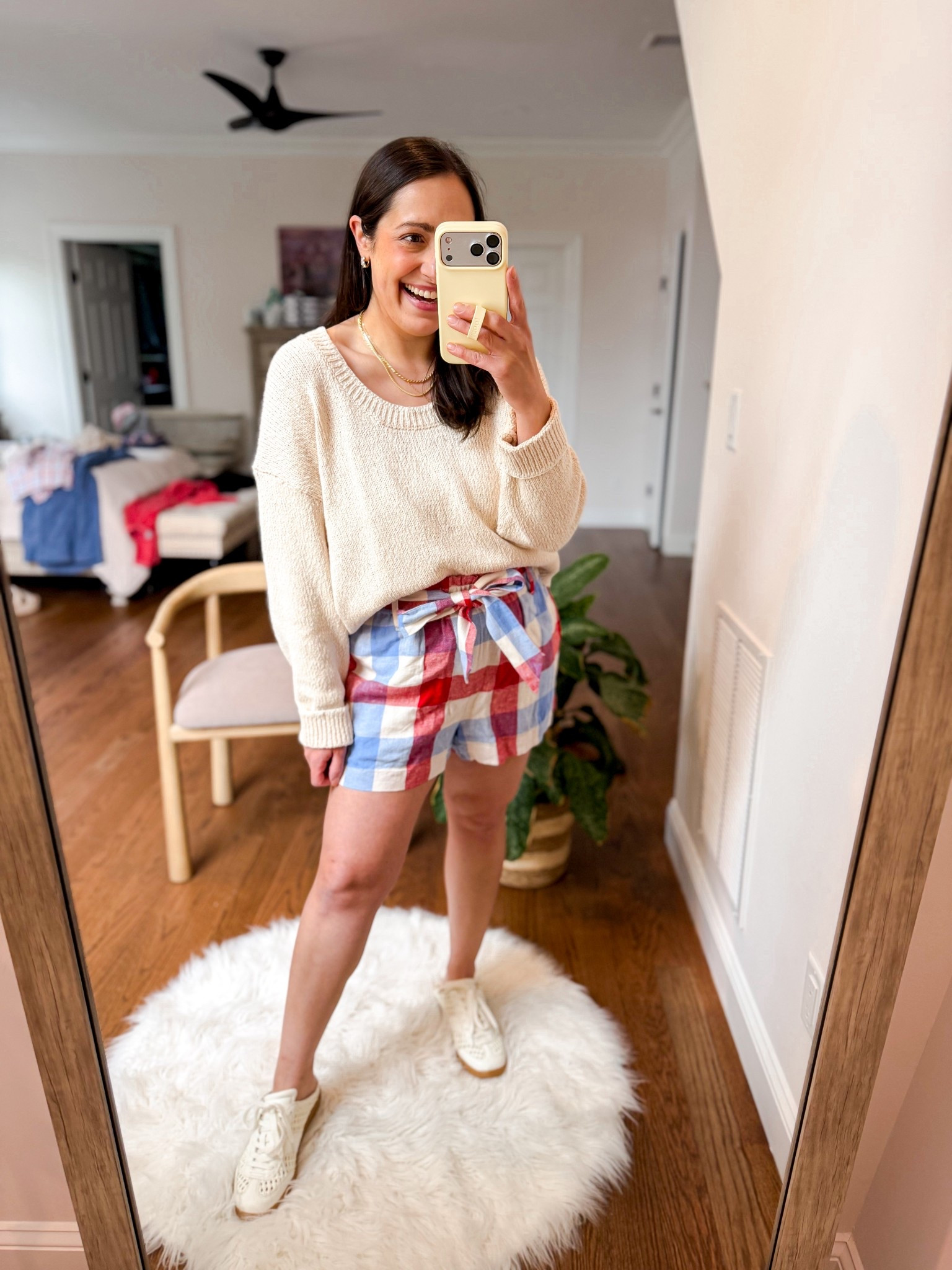 Target Sunday try on
Sweater: medium
Shorts: mediumm

#LTKmomlife #LTKPetite #LTKSeasonal