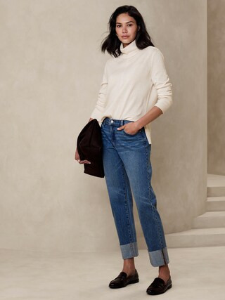 Merino Wool Turtleneck Sweater | Banana Republic Factory