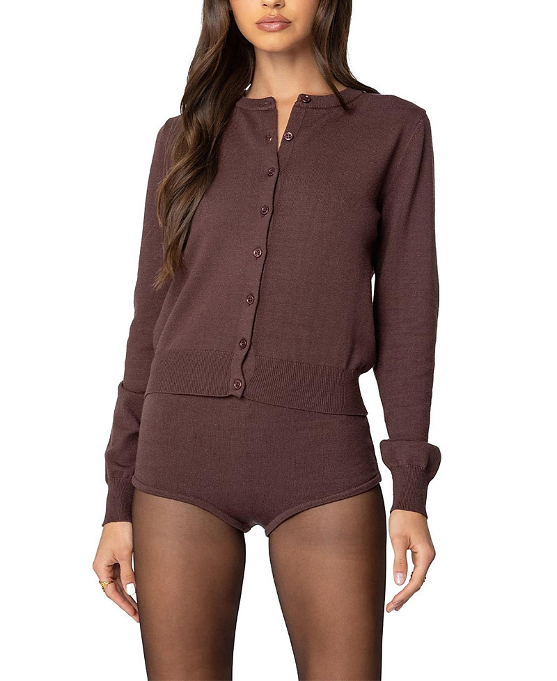 Edikted Ashlin Button Up Knit Cardigan | Bloomingdale's (US)