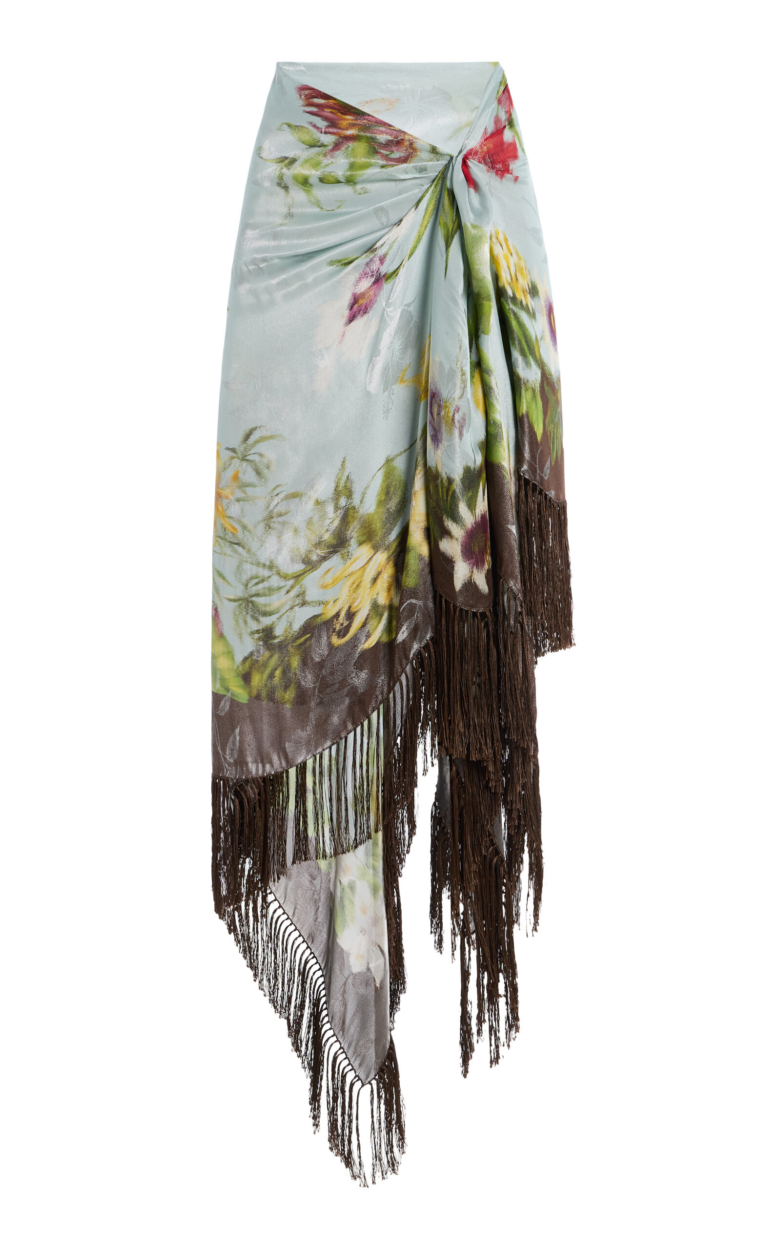 Fringed Metallic Midi Skirt | Moda Operandi (Global)
