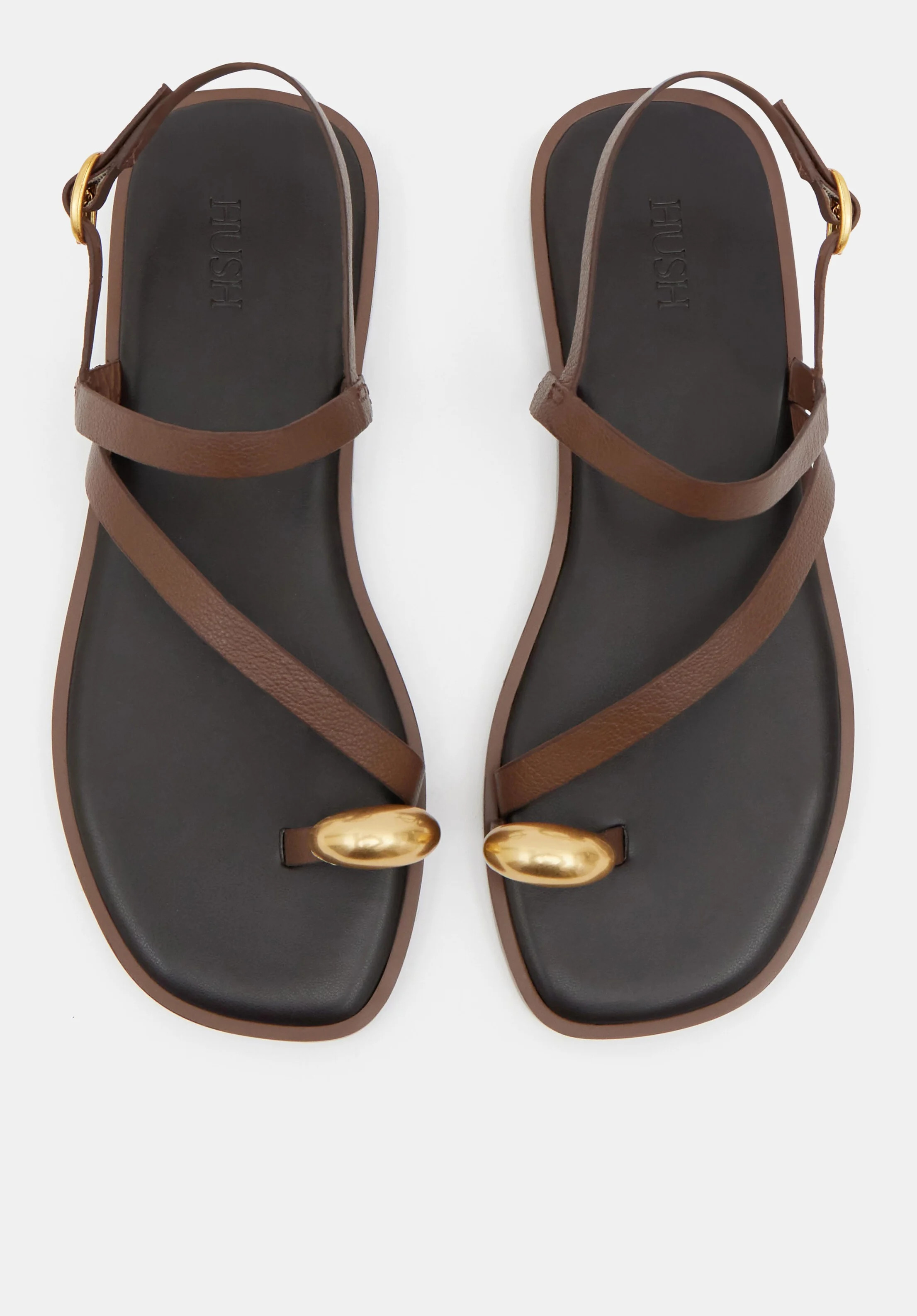 Metal Detail Flat Sandals | Hush UK